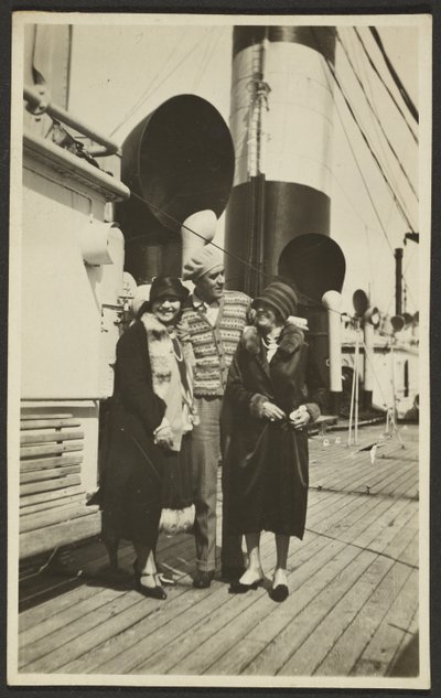 [Hombre y mujer en el barco] de Fedele Azari