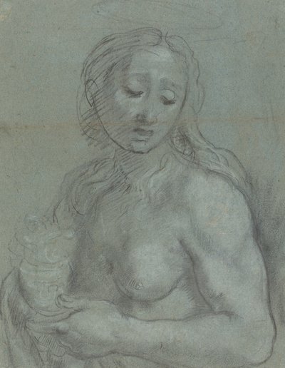 Medio Cuerpo de María Magdalena (verso) de Federico Barocci