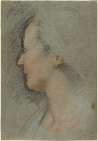 Cabeza de una Mujer de Federico Barocci