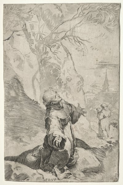 San Francisco recibiendo los estigmas de Federico Barocci