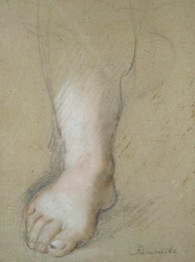 Estudio de un pie, finales del siglo XVI de Federico Barocci