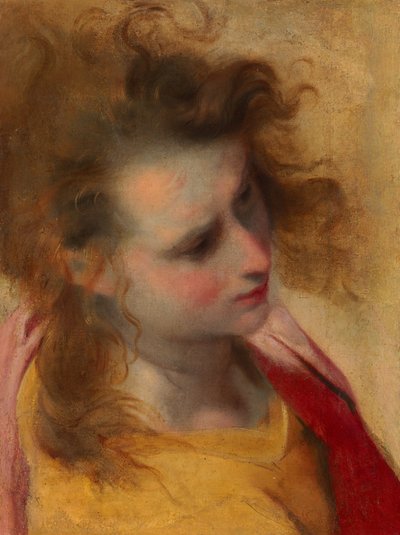 La cabeza de San Juan Evangelista de Federico Barocci