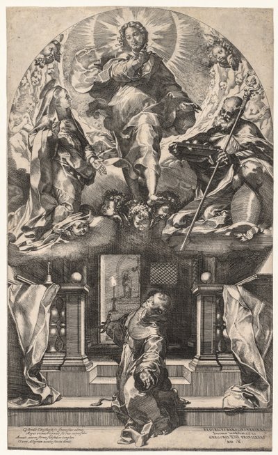 La visión de San Francisco, 1581 de Federico Barocci