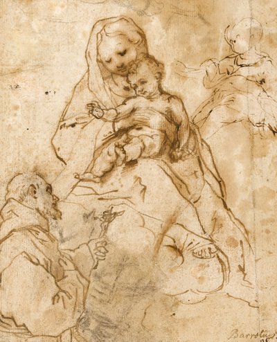 Virgen y Niño con San Francisco de Federico Barocci