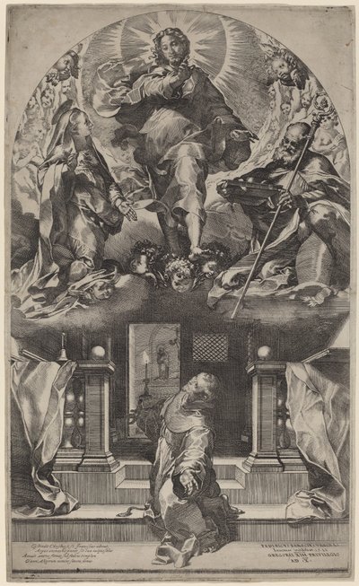 Visión de San Francisco de Federico Barocci