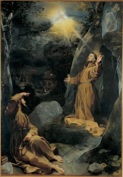 San Francisco de Asís recibiendo estigmas de Federico Fiori Barocci or Baroccio