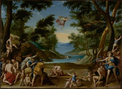 Cupido y Pan, c.1600 de Federico Zuccaro