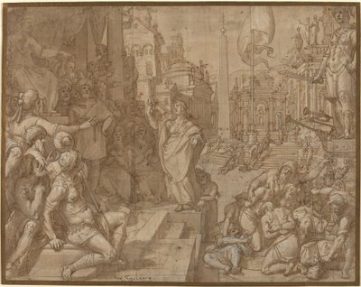 Disputa de Santa Catalina de Alejandría de Federico Zuccaro
