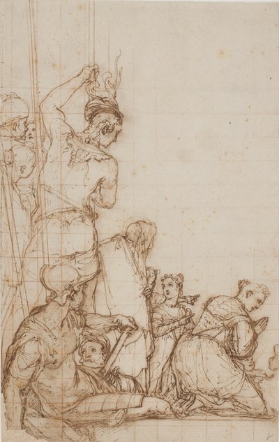Grupo de espectadores de Federico Zuccaro