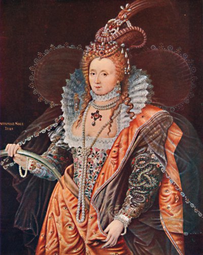 Reina Isabel. Un Retrato Emblemático de Zucchero, c1602, 1903 de Federico Zuccaro