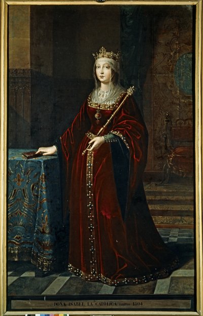 ISABEL I "La Católica"(1451-1504). de Federico de Madrazo y Kuntz