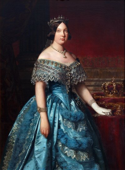 Isabel II de España de Federico de Madrazo y Kuntz