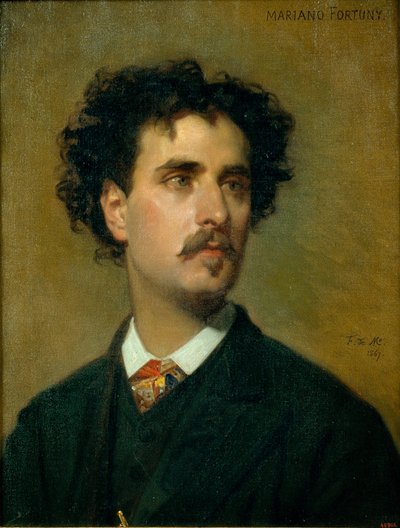 Portrait de Mariano Fortuny y Madrazo (1871-1949) - Peinture de Federico de Madrazo y Kuntz (1815-1894) - 1867 - Oil on canvas - 54x42,5 - Museu Nacional d