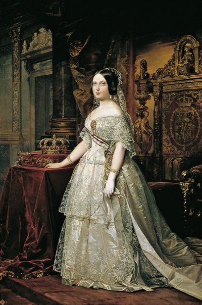Retrato de Isabel II de España de Federico de Madrazo y Kuntz