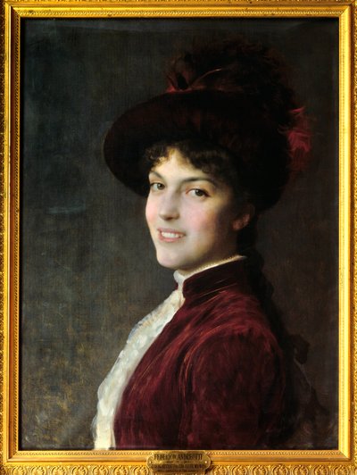 Retrato de Ida Louise de Federigo Andreotti