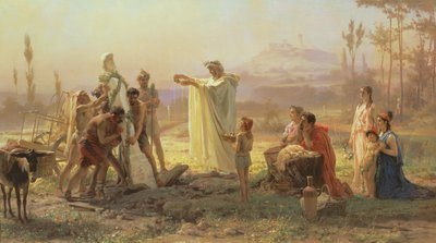 Consagración de Hermes, 1874 de Fedor Andreevich Bronnikov