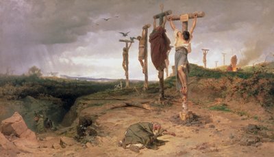 El Campo Maldito, lugar de ejecución en el Imperio Romano de Fedor Andreevich Bronnikov