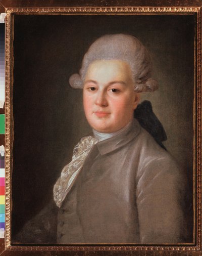 Retrato del Conde Artemi Vorontsov (1748-1813). Pintura de Fyodor (Fedor o Fiodor) Stepanovich Rokotov (1735-1808), óleo sobre lienzo, posterior a 1768. Arte ruso de Fedor Stepanovich Rokotov