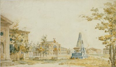 La Plaza en Jersón, 1797 de Fedor Yakovlevich Alekseev