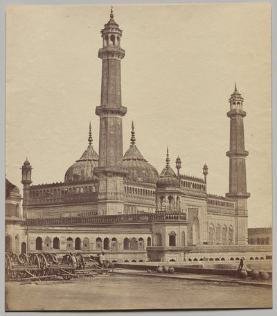 Mezquita, Dentro de Asaf-ud-Daula Imambara de Felice A. Beato