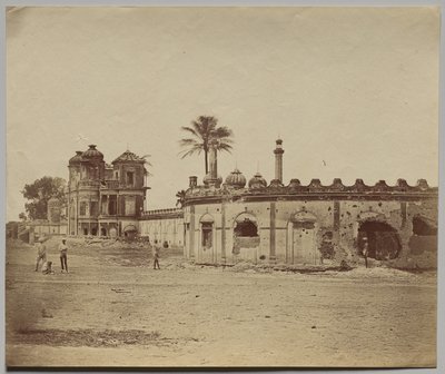 La Secundra Bagh, mostrando la brecha y la entrada de Felice A. Beato