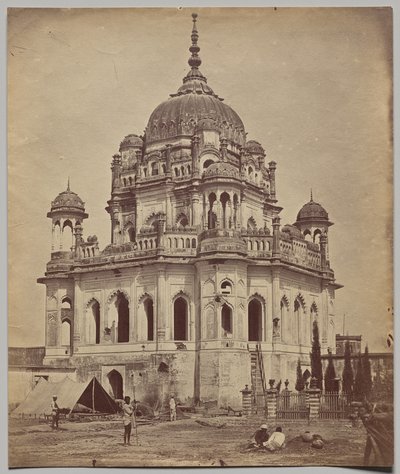 La Tumba de Saadat Ali en el Palacio Kaiserbagh de Felice A. Beato