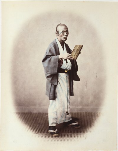 Un empleado, c.1868 de Felice Beato