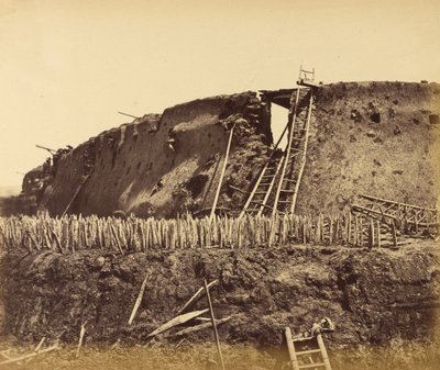 Ángulo en el que entraron los franceses, 21 de agosto de 1860 de Felice Beato