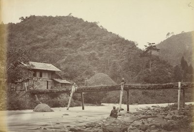 Puente en Mayonashi de Felice Beato