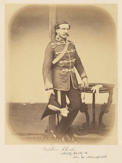 Capitán Flood, Secretario Militar de Sir W. Mansfield de Felice Beato