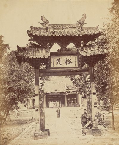 Entrada al Tesoro, Cantón, 10 de abril de 1860 de Felice Beato