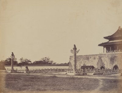 Entrada al Palacio de Invierno, Pekín, 29 de octubre de 1860 de Felice Beato