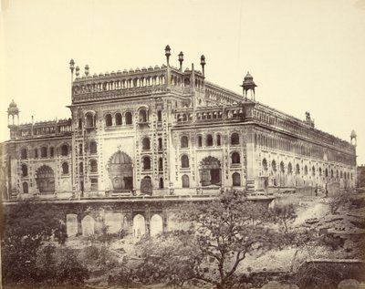 Exterior del Imambara de Asaf-ud-Daula, o Tumba de Felice Beato