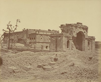 Puerta y Salón de Banquetes, Lucknow de Felice Beato