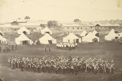 Retrato de grupo del Batallón de Infantería de Marina Real de Felice Beato