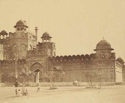 Puerta de Lahore del Palacio de Felice Beato