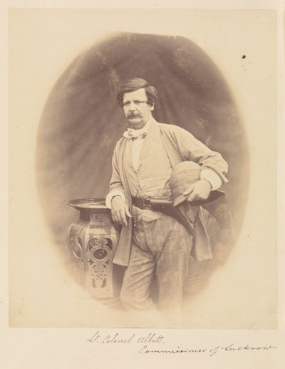 Teniente Coronel Abbott, Comisionado de Lucknow de Felice Beato