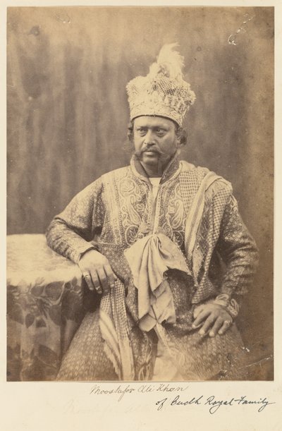 Moostafor Ali Khan, de la familia real de Oudh de Felice Beato