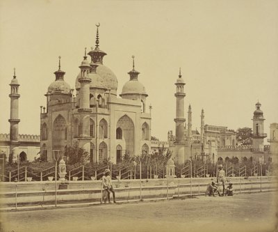 [Mezquita en el Hussainabad Imambara] de Felice Beato
