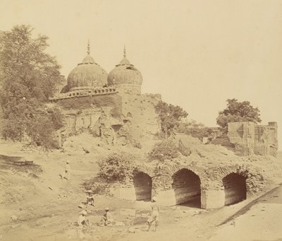 Mezquita cerca de la Batería de la Aduana de Felice Beato