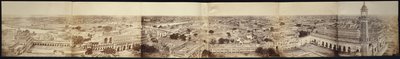 Panorama de Lucknow, Tomado desde el Palacio Kaiser Bagh, 1858 de Felice Beato
