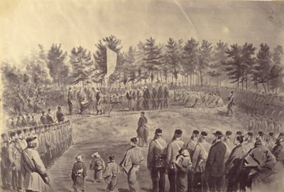 Copia Fotográfica de un Dibujo de una Ejecución por Charles Wirgman de Felice Beato