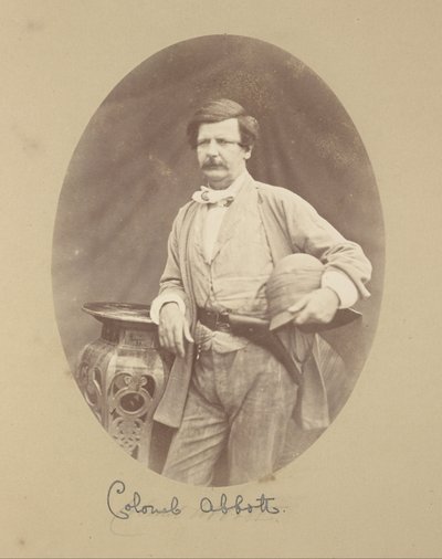 Retrato del Coronel Abbott, Inspector General de Artillería de Felice Beato
