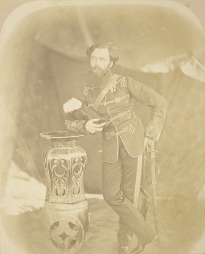 Retrato del Coronel Henry Hope Crealock, Asistente Adjunto General de Felice Beato