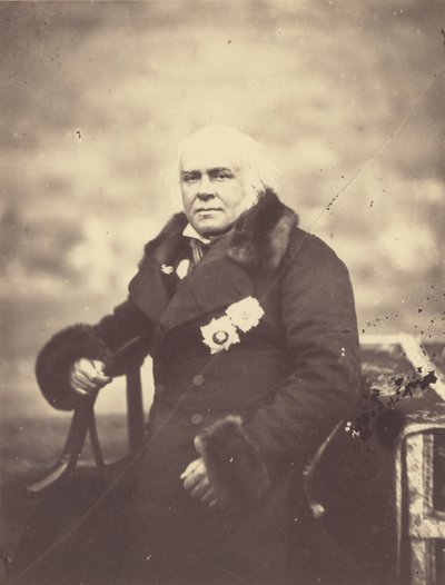 Retrato de Lord Elgin, Plenipotenciario y Embajador, quien firmó el tratado de Felice Beato