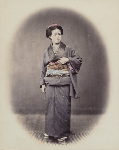 Retrato de una mujer, 1868 de Felice Beato
