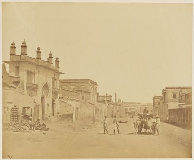 [Camino en el que el General Sir Henry Havelock entró en la Residencia] de Felice Beato