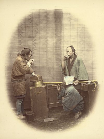 Vendedor Saki de Felice Beato