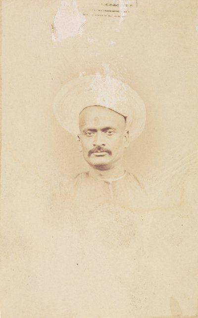 Sir Dinkur Rao, Primer Ministro del Maharajá de Gwalior de Felice Beato