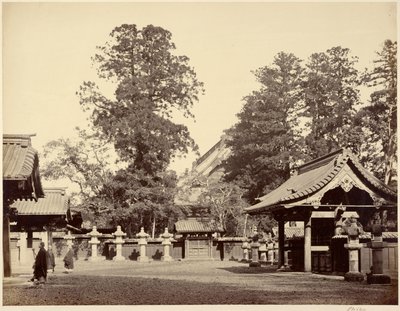 [Templo en Shiba] de Felice Beato